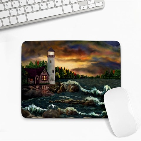 David Bowman Lighthouse Small Mousepad from ArtsNow.com Front