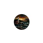 David s Lighthouse by Ave Hurley - 1  Mini Button