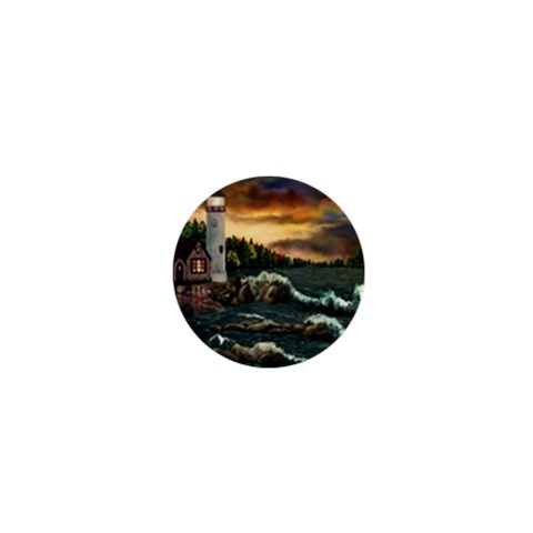 David Bowman Lighthouse 1  Mini Magnet from ArtsNow.com Front