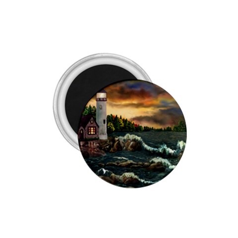 David Bowman Lighthouse 1.75  Magnet from ArtsNow.com Front