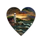 David Bowman Lighthouse Magnet (Heart)