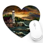 David Bowman Lighthouse Mousepad (Heart)