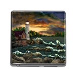 David Bowman Lighthouse Memory Card Reader with Storage (Square)