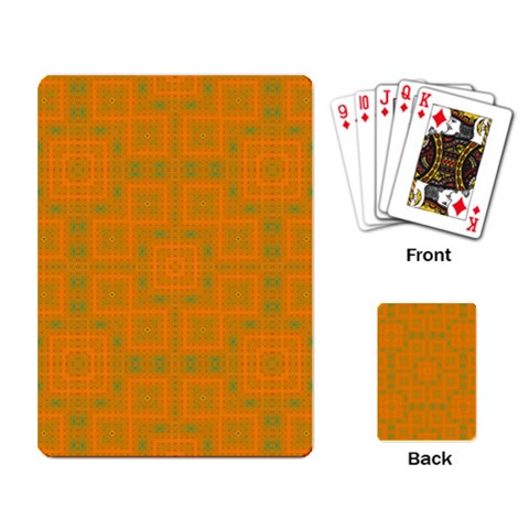 Eastern Sands Playing Cards Single Design from ArtsNow.com Back