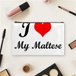 I Love My Maltese Medium Makeup Purse