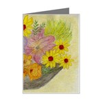 Jacquei Essex - Bowl of Flowers Mini Greeting Card
