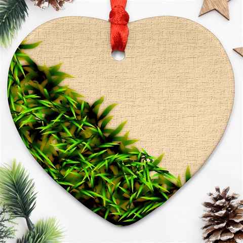 Papyrus1 Ornament (Heart) from ArtsNow.com Front