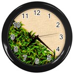Papyrus1 Wall Clock (Black)