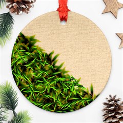 Papyrus1 Round Ornament (Two Sides) from ArtsNow.com Back