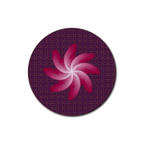 Petalove Rubber Round Coaster (4 pack) from ArtsNow.com Front