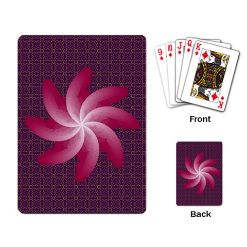 Petalove Playing Cards Single Design from ArtsNow.com Back