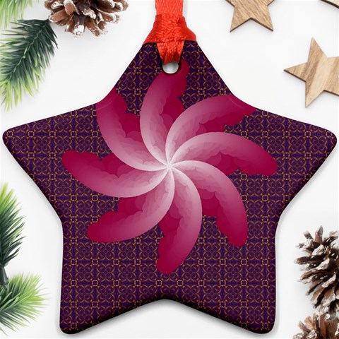 Petalove Star Ornament (Two Sides) from ArtsNow.com Front