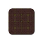 Artist Pallete Rubber Coaster (Square)