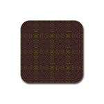 Artist Pallete Rubber Square Coaster (4 pack)