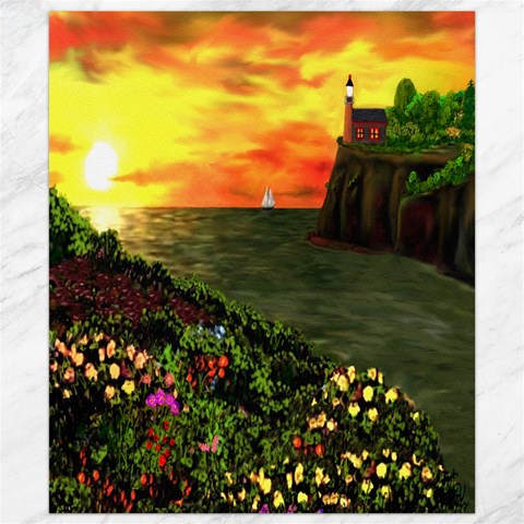 Eileen s Sunset By Ave Hurley   Canvas 8  x 10  from ArtsNow.com 8.15 x9.66  Canvas - 1