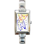 Byr Contour 2 Rectangular Italian Charm Watch