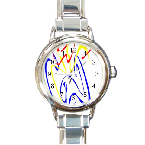 Byr Contour 2 Round Italian Charm Watch from ArtsNow.com Front