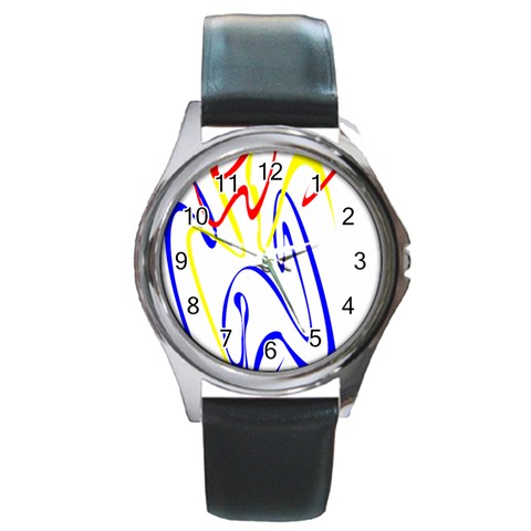 Byr Contour 2 Round Metal Watch from ArtsNow.com Front