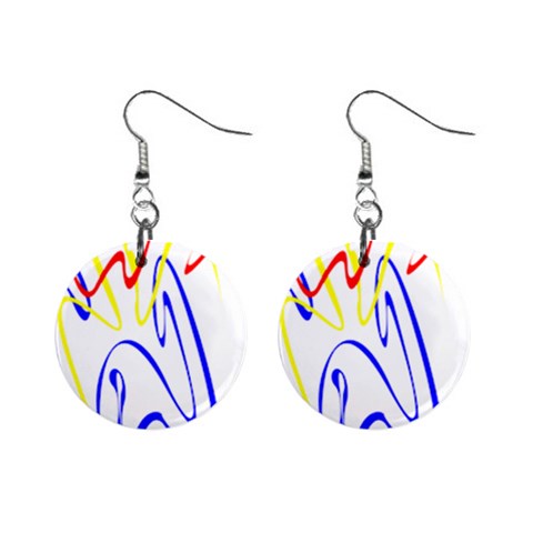 Byr Contour 2 1  Button Earrings from ArtsNow.com Front