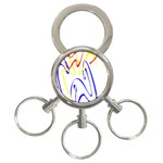 Byr Contour 2 3-Ring Key Chain