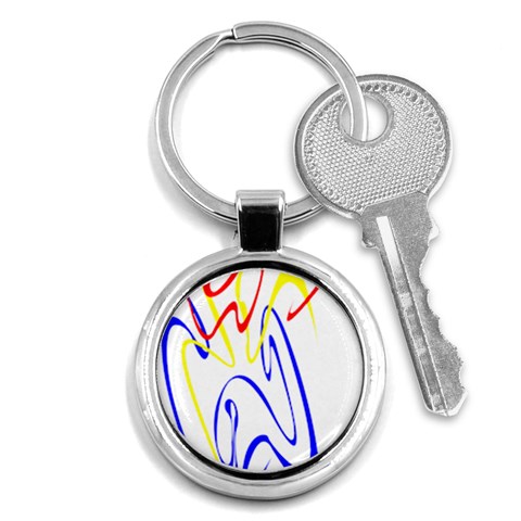 Byr Contour 2 Key Chain (Round) from ArtsNow.com Front