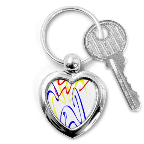Byr Contour 2 Key Chain (Heart) from ArtsNow.com Front