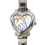 Byr Contour 2 Heart Italian Charm Watch