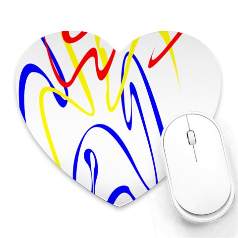 Byr Contour 2 Mousepad (Heart) from ArtsNow.com Front