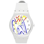 Byr Contour 2 Round Plastic Sport Watch Medium