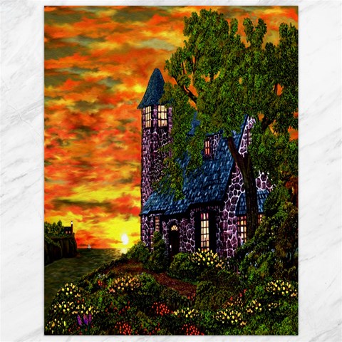 Jessica s Cottage by Ave Hurley 11.86 x15.41  Canvas - 1
