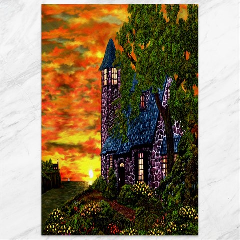 Jessica s Cottage by Ave Hurley 11.88 x17.36  Canvas - 1