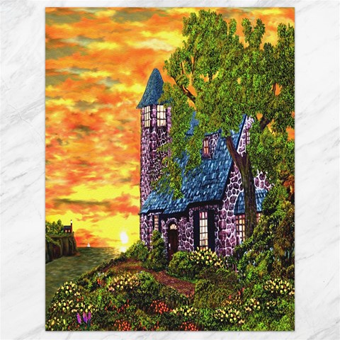 Jessica s Cottage by Ave Hurley 17.8 x23.08  Canvas - 1