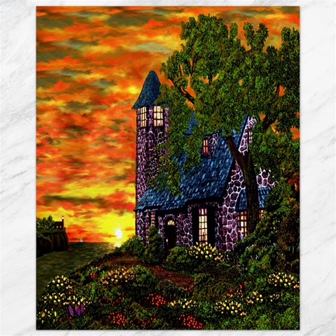 Jessica s Cottage by Ave Hurley 10.95 x13.48  Canvas - 1