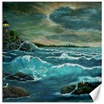 Hobson s  Lighthouse By Ave Hurley -  Canvas 16  x 16 