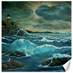 Hobson s Lighthouse by Ave Hurley - Canvas 16  x 16 
