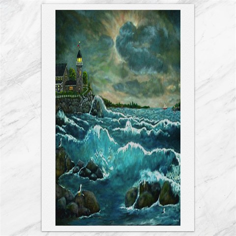 Hobson s Lighthouse by  Ave Hurley  ~ Canvas 24  x 36  from ArtsNow.com 23.35 x34.74  Canvas - 1