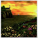 Eddies Sunset by Ave Cosgriff Hurley Canvas 16  x 16 