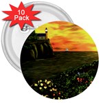 Eddies Sunset by Ave Hurley -  3  Button (10 pack)