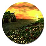 Eddies Sunset by Ave Hurley -  Magnet 5  (Round)