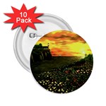 Round Eddies Sunset 2.25  Button (10 pack)