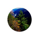 Pa Grand Canyon , South View by Ave Hurley -  Rubber Round Coaster (4 pack)