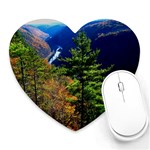 Pa Grand Canyon , South View by Ave Hurley -  Mousepad (Heart)