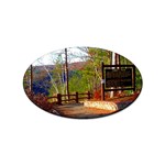 Leo Harrison St Pk  Path 8 Turkey Path Sticker Oval (100 pack)