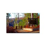 Leo Harrison St Pk  Path 8 Turkey Path Sticker Rectangular (10 pack)