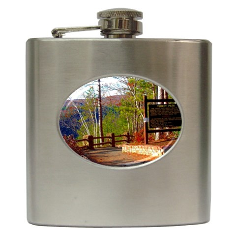 Leo Harrison St Pk  Path 8 Turkey Path Hip Flask (6 oz) from ArtsNow.com Front