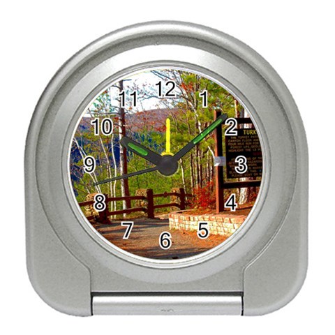 Leo Harrison St Pk  Path 8 Turkey Path Travel Alarm Clock from ArtsNow.com Front