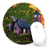 Essex Lighthouse by Ave Hurley -  Round Mousepad