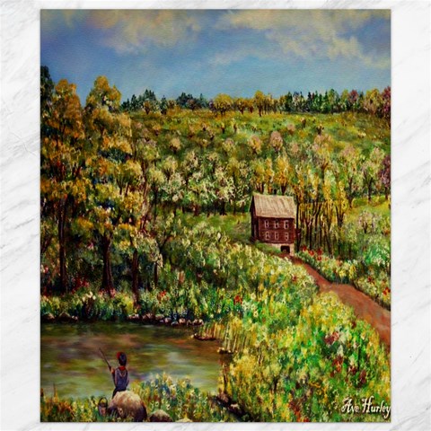 Tenant House by Ave Hurley 8.15 x9.66  Canvas - 1