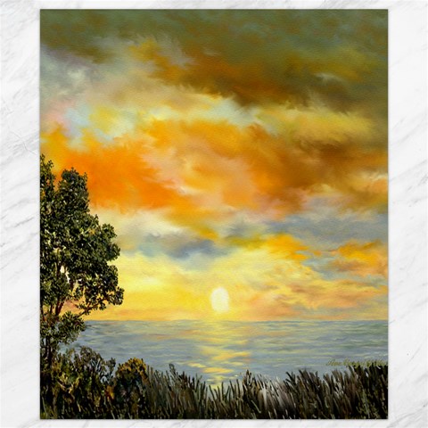 Gene s Lake by Ave Hurley 8.15 x9.66  Canvas - 1