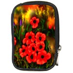 Poppies 3 by  Ave Hurley -  Compact Camera Leather Case
